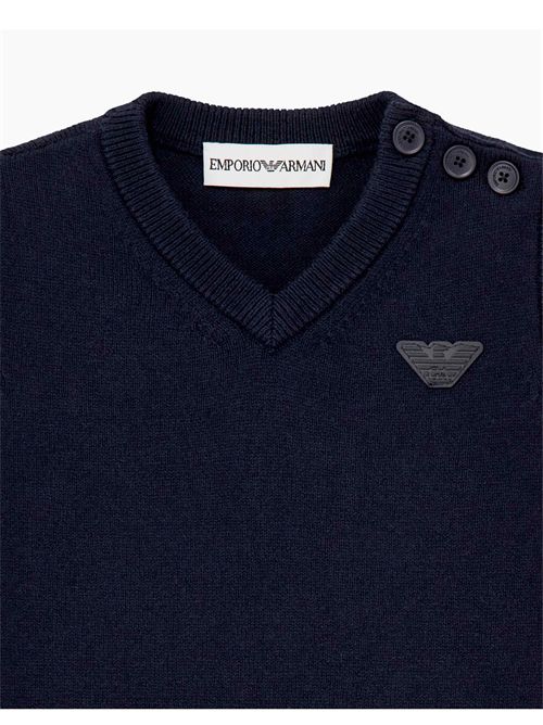 Gilet, bambino, logato. EMPORIO ARMANI | EB000441 AF28773UB118